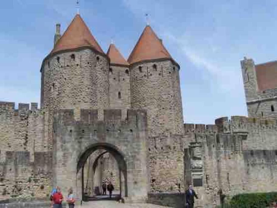 La Maison Rue Nadaud, Au Pied Des Remparts Carcassonne Buitenkant foto